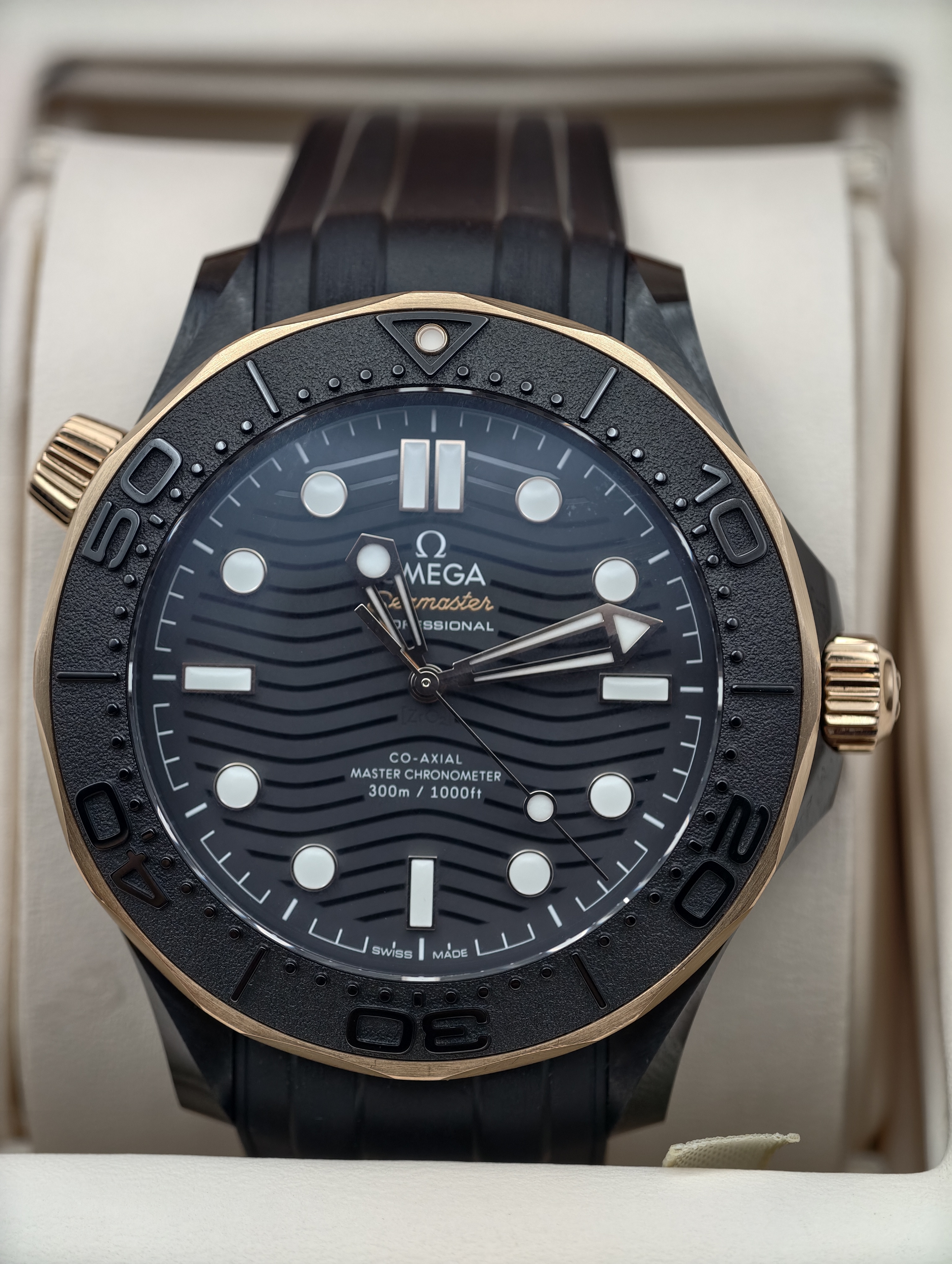 Omega Seamaster 300 black ceramic