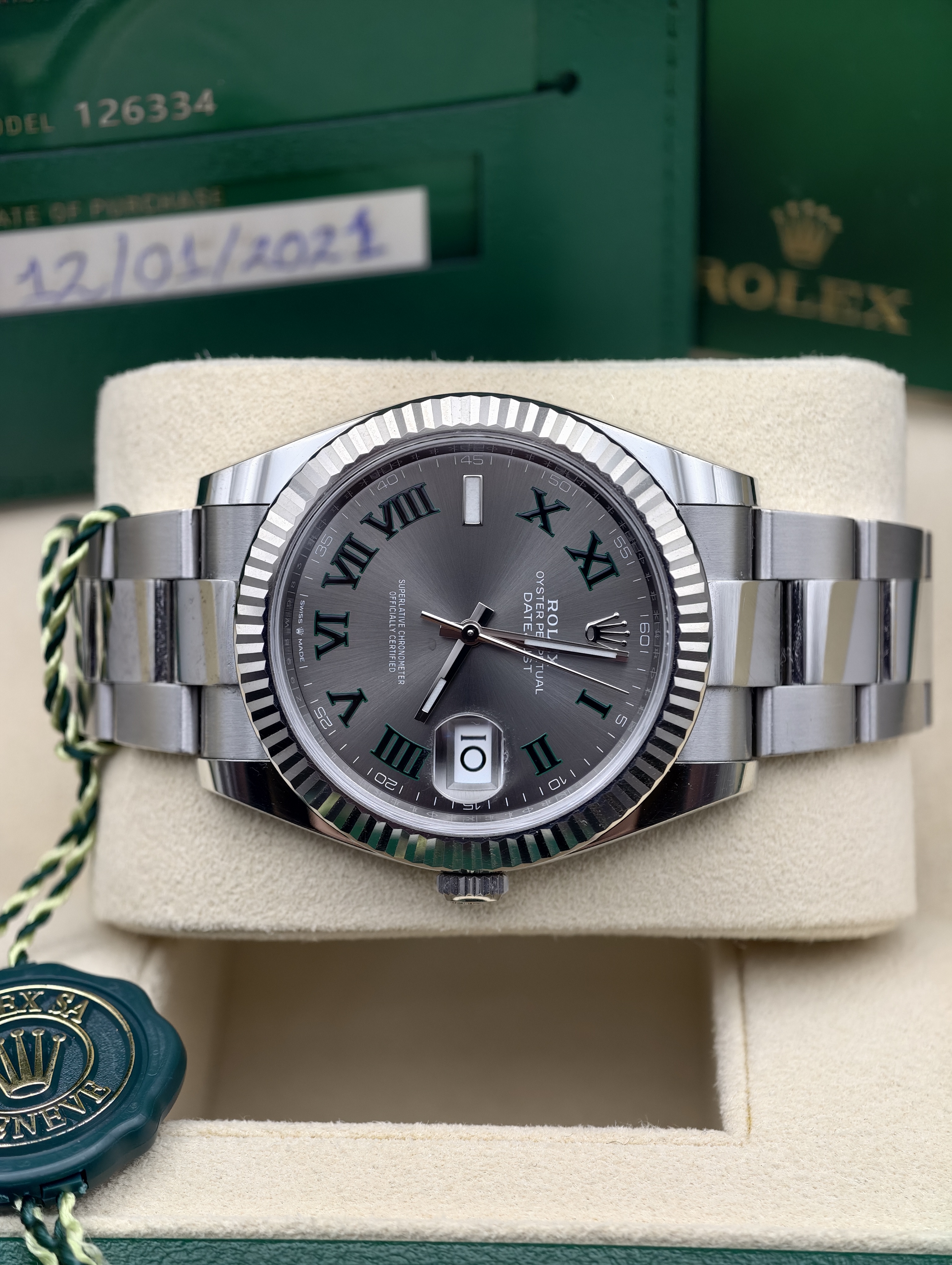 Rolex  Datejust Wimbledon Dial
