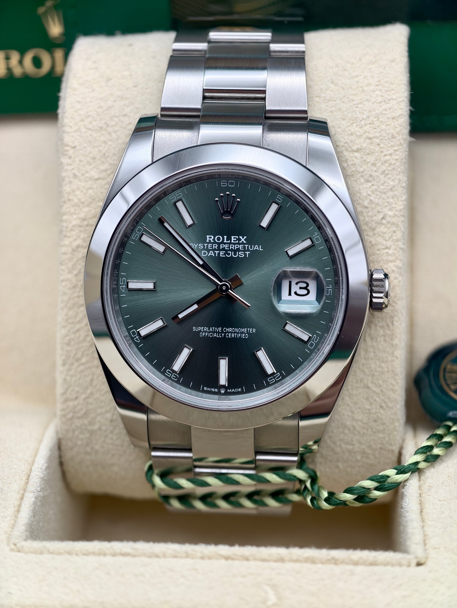 Rolex Datejust Green Mint